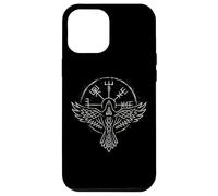 Valhalla corvo corvo di Odino rune bussola nordica vichinga Custodia per iPhone 12 Pro Max