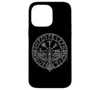 Valhalla corvo corvo di Odino rune bussola nordica vichinga Custodia per iPhone 14 Pro Max