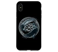 Valhalla corvo corvo di Odino rune bussola nordica vichinga Custodia per iPhone XS Max