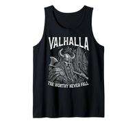 Valhalla Il degno Guerriero Vichingo Che Non Cade mai Canotta