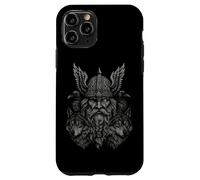 Valhalla Odin Totenier Corvo lupo Miti nordici vichinghi Custodia per iPhone 11 Pro