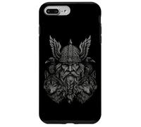 Valhalla Odin Totenier Corvo lupo Miti nordici vichinghi Custodia per iPhone 7 Plus/8 Plus