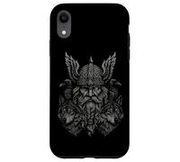 Valhalla Odin Totenier Corvo lupo Miti nordici vichinghi Custodia per iPhone XR