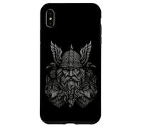 Valhalla Odin Totenier Corvo lupo Miti nordici vichinghi Custodia per iPhone XS Max