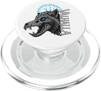 Valhalla Skull Wolf - Bestia runa vichinga norrena non morta PopSockets PopGrip per MagSafe