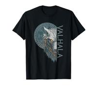 Valhalla Wolf - Design Vichingo Nordico Maglietta