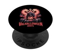 Valhalloween aspetta - Drago vichingo del Valhalla PopSockets PopGrip Adesivo
