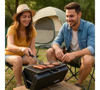 Valiant Barbecue Portatile da Spiaggia per Campeggio, Caravanning e Festival