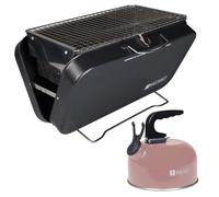Valiant barbecue portatile grill e bollitore da campeggio