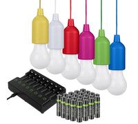 Valiant set di luci a corda LED sospese - Confezione multipla - A batteria