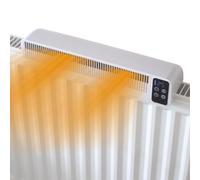 Valiant - Ventilatore per termosifoni a triplo ventilatore riscaldante, silenzioso, ricaricabile, vestibilità magnetica