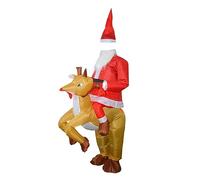 VALICLUD 1 Costume Da Babbo Natale Gonfiabile Renna Costume Gonfiabile Abbigliamento Natalizio Decorazioni Per Babbo Natale Vestito Decorazione Di Babbo Natale Decorazione