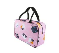 VALICLUD 1 Pezzo Borsa Bagno e Pieghevole per Accessori Tote Bag e Versatile per Doccia Rosa