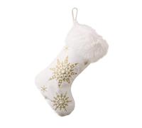 VALICLUD 1 Pezzo Calza Natalizia Decorativa Peluche con Perle e Addobbo Festivo per Sacchetto per Dolci Oro per Amici