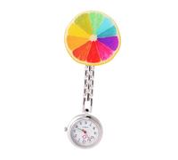 VALICLUD 1 Pezzo cronometrista del sanatorio infermiera assistenza infermieristica sospeso reggilibro dottore orologio del terapista orologio da tasca con morsetto per medici Colorful