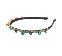 VALICLUD 1 Pezzo Fascia Di Strass Fascia Gioiello Copricapo Nuziale Gruppo Musicale Spa Banda Per Futura Sposa Fascia Da Sposa Accessorio Ballo Studentesco Nozze Gioielli Verde Lega