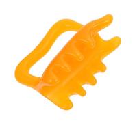 VALICLUD 1 Pezzo tavola raschiante massaggiatore cuoio capelluto massaggiatore per uso domestico strumenti di massaggio manuale massaggiatore viso resina di cera d'api Yellow