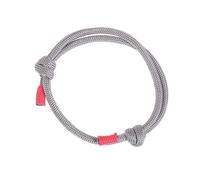 VALICLUD 1 Pz. braccialetto intrecciato regolabile grey present strenne strenna bracciale tessuto braccialetti estivi