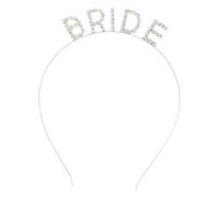 VALICLUD 1 Pz Bride Headband addio nubilato fasce per feste di matrimonio svelare fascia per donne nuziale spa fascia da sposa Nozze accessori per da sposa Nostro lega Argento