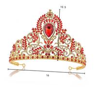 VALICLUD 1 Pz d'epoca Nozze barocca copricapo da sposa per matrimonio diadema per le donne nuziale coroncina sposa corone da spettacolo diademi nuziali per la sposa Argento