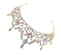 VALICLUD 1 Pz Di Cristallo Oro Prom Nuziale Regina Quinceanera Concorso Sposa Strass Copricapo Tiara Accessori Per Da Sposa Donne Ab Festa Ragazze Corone Principessa