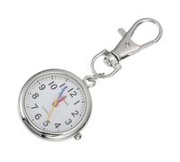 VALICLUD 1 Pz. Orologio Da Tasca Da Infermiera Di Carattere Automatico Orologio a Clip Orologio Da Tasca Per Ragazzi Orologi Per Infermieri Mini Ragazzo Silver Lega Di Zinco