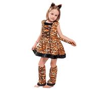 VALICLUD 1 Set Costume Da Tigre Per Bambina Costume Da Gioco Di Ruolo Accessori Per Cosplay Costume Da Bambina Abbigliamento Da Spettacolo Costume Da Tigre Per Cosplay Costume Per