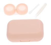 VALICLUD 1 Set custodia per lenti a contatto Astuccio blu portatile specchio contenitore per lenti cosmetiche piccolo porta lenti a contatto porta lenti a contatto da viaggio AbS
