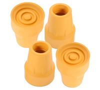 VALICLUD 1 Set Piedi Di Canna Da Passeggio Anti-tamponi Per Scarpe Impugnature Tampone Fare Un Passo Protettori Pali Escursionistici Gomme Piede Gomma Da Cancellare Giallo 4 Pezzi