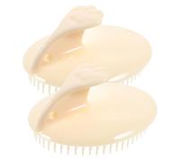 VALICLUD 1 Set Scalpito Silicone Per Shampoo E Della Per Uomini Donne E Uso Secco E Umido 2 Pezzi