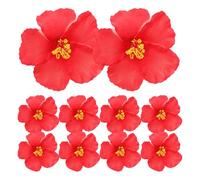 VALICLUD 10 fermagli per con fiori hawaiani: mini fermagli per con fiori in stile hawaiano - accessori per floreali artificiali realistici per le gite estive al mare