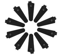 VALICLUD 10 Pezzi Fodero in Cuoio Artificiale Nero per Forbici da Parrucchiere e Cesoie da Giardino Protezione Solida e Compatibilità per Uso Professionale
