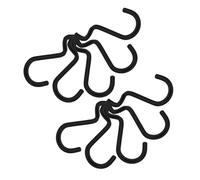 VALICLUD 10 pezzi Ganci per Pannelli Forati in Ferro Ganci Resistenti per Organizzazione Utensili Appendi Attrezzi per Garage e Negozio Facile Installazione