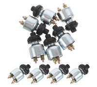 VALICLUD 10 Pezzi Kit Interruttori Accensione Motore per Mezzi Agricoli Carrello Elevatore Camion e Rimorchio Pulsante Avviamento Push Start in Metallo Robusto Facile Installazione e