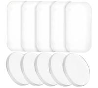 VALICLUD 10 pezzi Pad Silicone per Extension Ciglia Antistatici e Leggeri Supporto Pratico per Finto Ciglia per Uso Professionale e Domestico