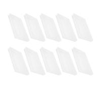 VALICLUD 10 Pezzi Scatola Porta-trapano per Unghie 20 Scomparti in Plastica, Organizer Portatile Coperchio a Ribalta e Protezione Antipolvere per Strumenti Manicure a Casa o Salone