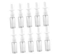 VALICLUD 10 pezzi Spray Nasali Vuoti da Bottiglie in Plastica Trasparente Ricaricabili per Nebulizzatore Naso Compatibili con Diversi Spray per Acqua e Essenziali