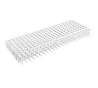 VALICLUD 10 Set Dissuasore per Uccelli Anti Spike in Plastica Bianco, per Piccioni e Storni, per Aree Escrementi e Camini, Impedisce L'atterraggio la Posa