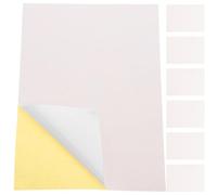 VALICLUD 100 Fogli Carta Adesiva Vinile Stampabile Bianca Formato A5 Resistente ai Graffi Design Leggero per Etichette Prezzo e Piante per Ufficio e Organizzazione Domestica