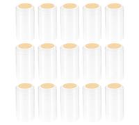 VALICLUD 100 Pezzi Capsule Termoretraibili in Pvc Trasparente per Bottiglie di Vino da 32 Mm, Copribottiglie Flessibili per Enoteche, Pub e Uso Domestico, Accessori per Chiusura