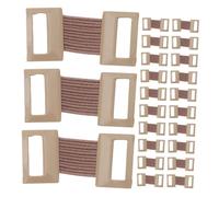 VALICLUD 100 pezzi Clip per Bendaggi Elastici in Alluminio Fibbia per Fissaggio Sicuro Bende Elastiche Ganci Resistenti per Uso e Sportivo Adatto Diverse Tipologie Bendaggi Facile da