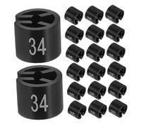 VALICLUD 100 Pezzi Hanger Markers Clip Numeric Tags For Pants Garment Coding Label Reusable Clothes Markers For Retail Store Clothing Racks