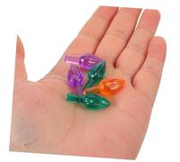 VALICLUD 100 Pezzi Luci Twist per in Plastica Multicolore Lampadine per in Decorazioni Natalizie Festive per Interni ed Esterni