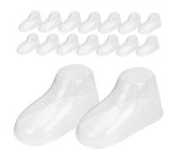 VALICLUD 100 pezzi Modelli Piedini Trasparenti Supporto Espositore per Scarpe Morbide e Calzini Ragazzo Ragazza PVC Resistente per Negozio e Uso