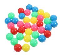 VALICLUD 100 pezzi Palline Colorate in Plastica Vuote per Calcolo Probabilità e Giochi Matematici per Scuola Elementare Palline Sicure per Simulazioni Educative