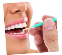 VALICLUD 100pezzi Scovolini Interdentali Verdi Per Spazzolini Piccoli e Portatili Per Pulizia Profonda Degli Spazi Dentali Design Manico Pratico Per Viaggio e Uso Quotidiano