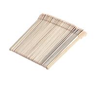 VALICLUD 100pezzi Spatole Monouso in Legno per Ceretta Estremità Arrotondate da Inclusi Bastoncini di Cera Adatte per Tutte le Cere Depilatorie Caldo e Strisce Inodore e Sicuro per Uso