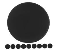 VALICLUD 10pezzi Copertura Morbida Per Diaframma in Silicone Nero Forniture Riutilizzabili Per Stetoscopio Ricambio Per Medici e Infermieri