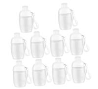 VALICLUD 10pezzi Flacone Da Viaggio Per Cosmetici Contenitori in Vuoti Dispenser Gancio Riutilizzabili e Portatili Per Emulsioni e Profumi