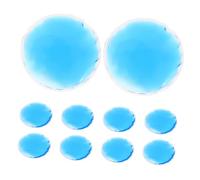VALICLUD 10pezzi Impacco Freddo Per Occhi Rotondo in Pvc Cuscinetto Per Dormire Impacco Ghiaccio Rinfrescante Per Alleviare Affaticamento Dei Occhi Riutilizzabile Per Degli
